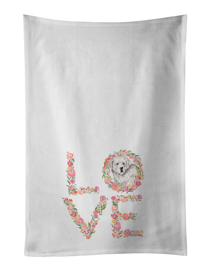 Great Pyrenees Love Kitchen Towel Set of 2 - One Color / One Size - Home & Garden - Home Textile - Towels