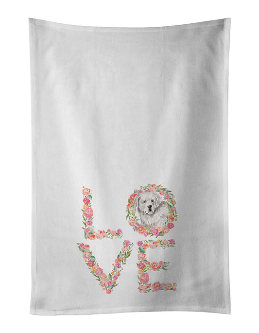 Great Pyrenees Love Kitchen Towel Set of 2 - One Color / One Size - Home & Garden - Home Textile - Towels