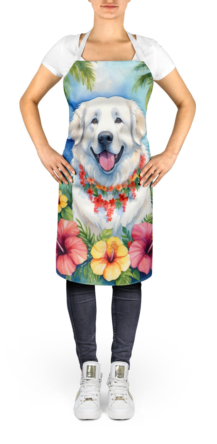 Great Pyrenees Luau Apron - One Color / One Size - Home & Garden - Kitchen Dining & Bar - Table Decoration & Accessories