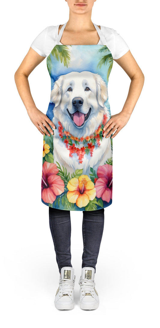 Great Pyrenees Luau Apron - One Color / One Size - Home & Garden - Kitchen Dining & Bar - Table Decoration & Accessories