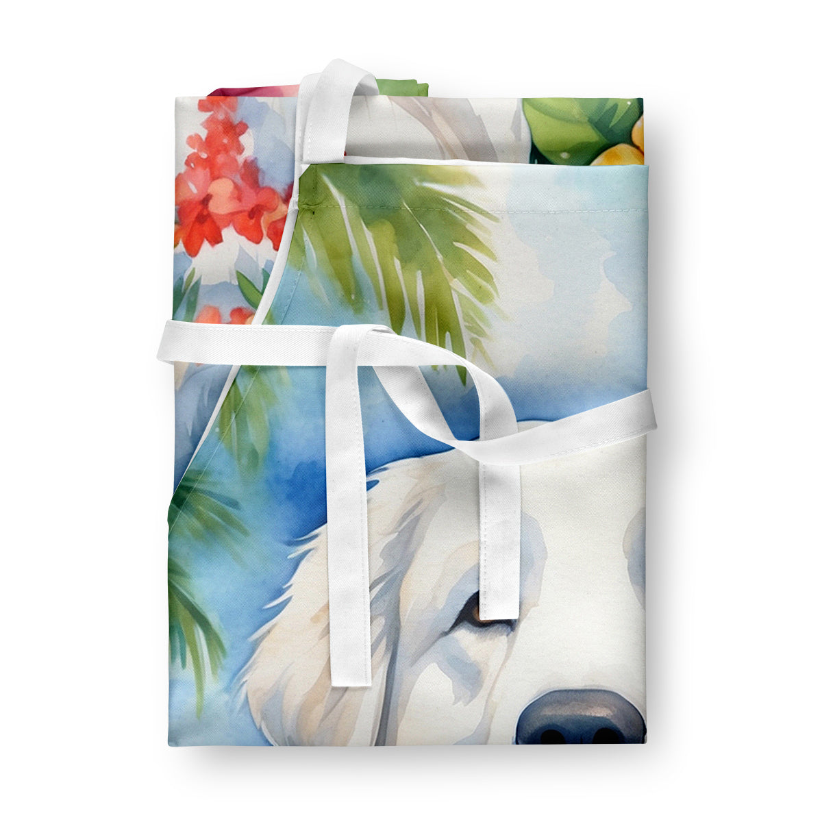 Great Pyrenees Luau Apron - One Color / One Size - Home & Garden - Kitchen Dining & Bar - Table Decoration & Accessories