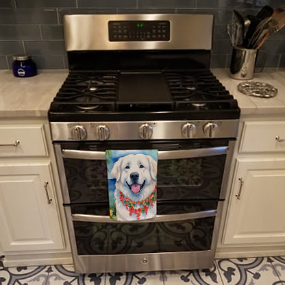 Great Pyrenees Luau Kitchen Towel - One Color / One Size - Home & Garden - Home Textile - Towels