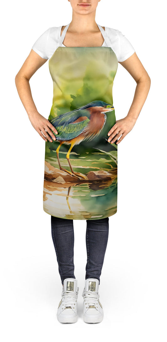 Green Heron Apron - One Color / One Size - Home & Garden - Kitchen Dining & Bar - Table Decoration & Accessories