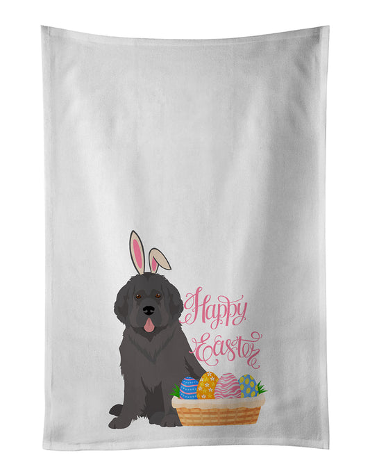 Grey Newfoundland Easter Kitchen Towel Set of 2 - One Color / One Size - Home & Garden - Home Textile - Towels