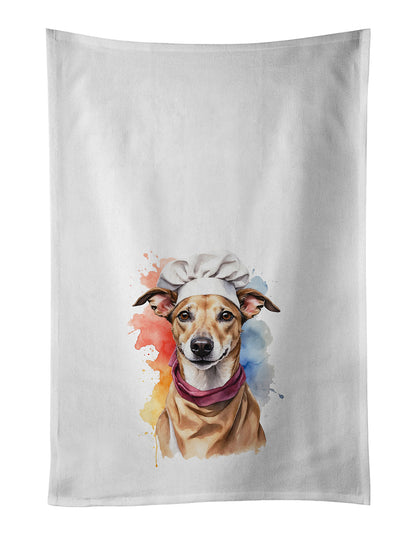 Greyhound Chef Kitchen Towel Set of 2 - One Color / One Size - Home & Garden - Home Textile - Towels