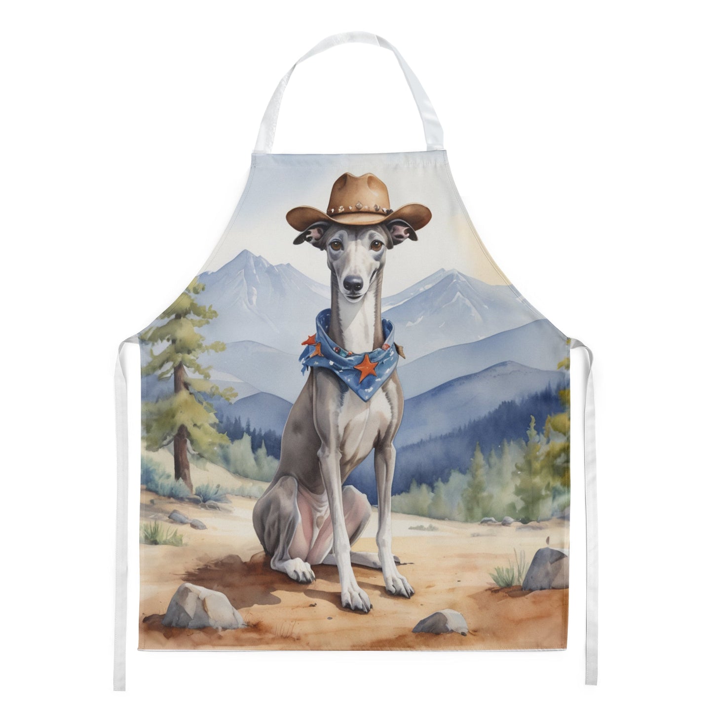 Greyhound Cowboy Welcome Apron - One Color / One Size - Home & Garden - Kitchen Dining & Bar - Table Decoration &