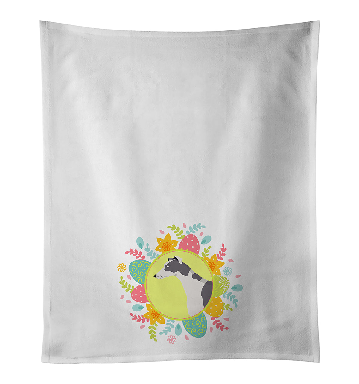 Greyhound Easter Kitchen Towel Set of 2 - One Color / One Size - Home & Garden - Home Textile - Towels