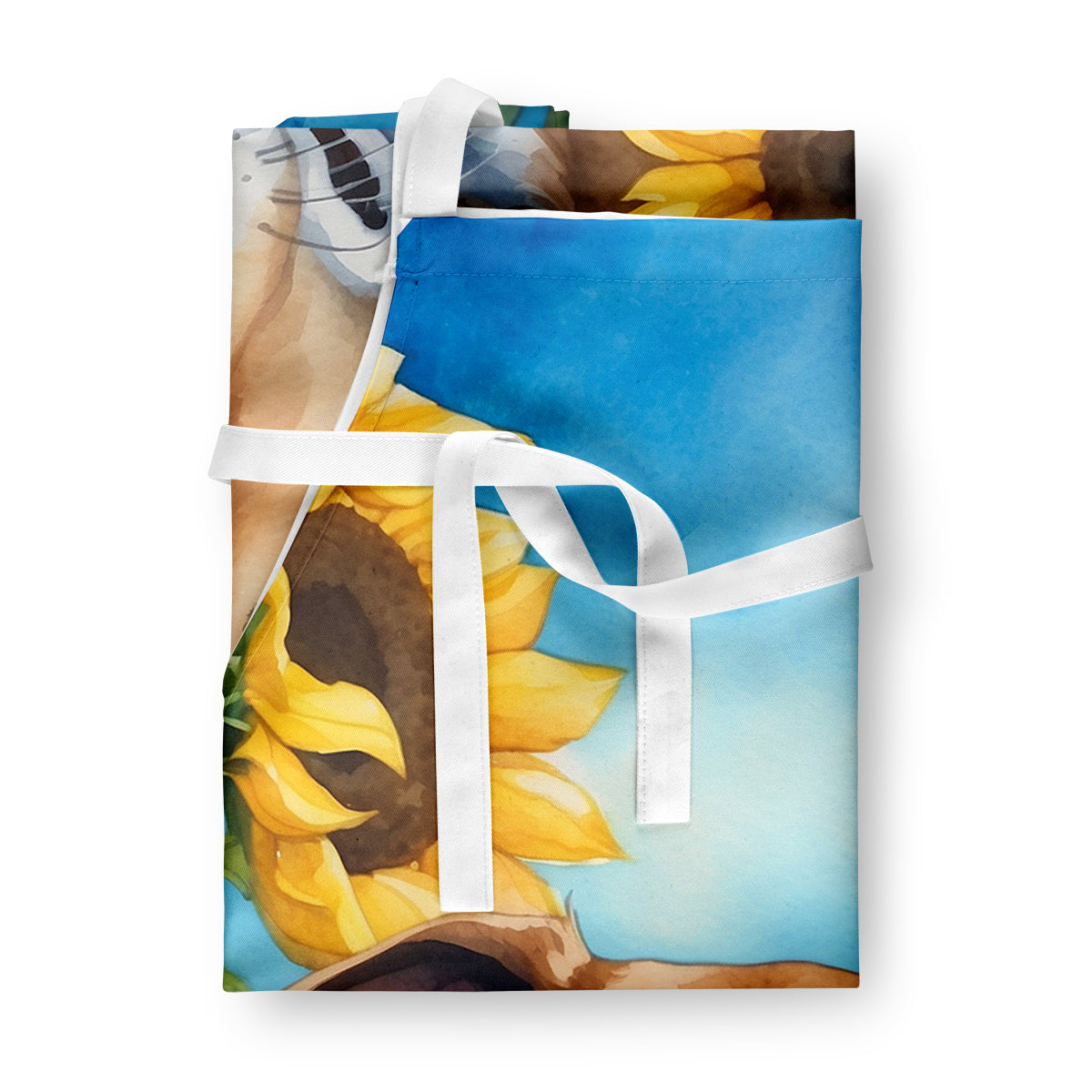 Greyhound in Sunflowers Apron - One Color / One Size - Home & Garden - Kitchen Dining & Bar - Table Decoration &