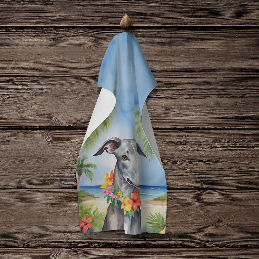 Greyhound Luau Kitchen Towel - One Color / One Size - Home & Garden - Home Textile - Towels