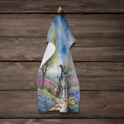 Greyhound Spring Path Kitchen Towel - One Color / One Size - Home & Garden - Home Textile - Towels