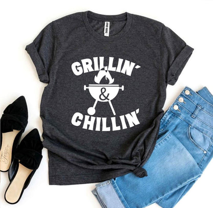 Grillin’ and Chillin’ T-Shirt - Women’s Fashion - Women’s Clothing - Tops & Tees - T-Shirts