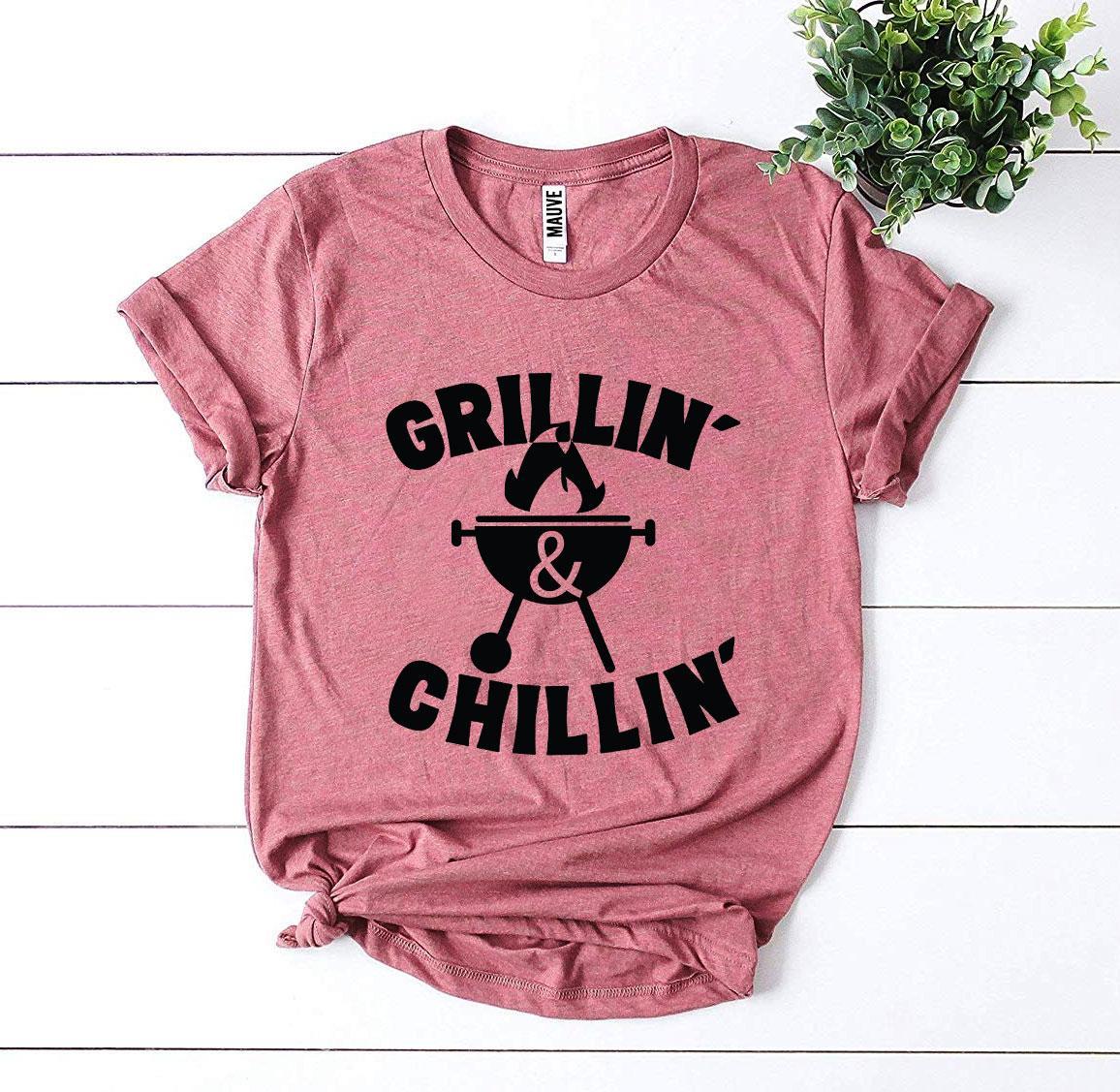 Grillin’ and Chillin’ T-Shirt - Women’s Fashion - Women’s Clothing - Tops & Tees - T-Shirts