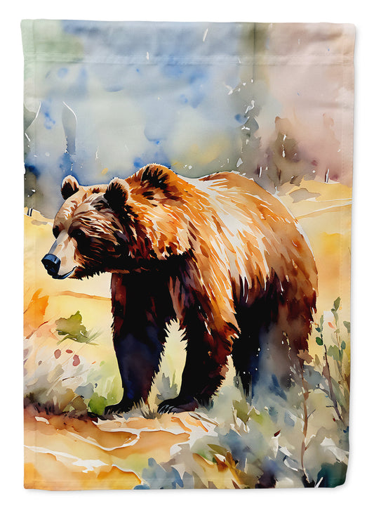 Grizzly Bear Garden Flag - One Color / One Size - Home & Garden - Home Decor - Flags Banners & Accessories