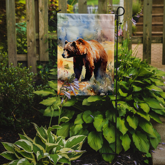 Grizzly Bear Garden Flag - One Color / One Size - Home & Garden - Home Decor - Flags Banners & Accessories