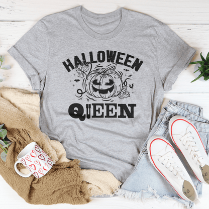 Halloween Queen Tee - S / Athletic Heather - Women’s Fashion - Women’s Clothing - Tops & Tees - T-Shirts