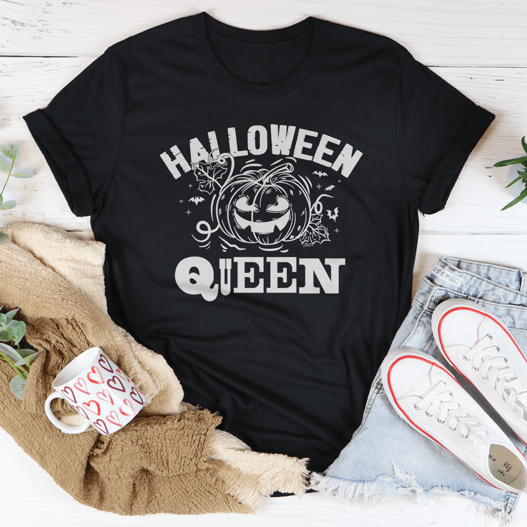 Halloween Queen Tee - S / Black Heather - Women’s Fashion - Women’s Clothing - Tops & Tees - T-Shirts