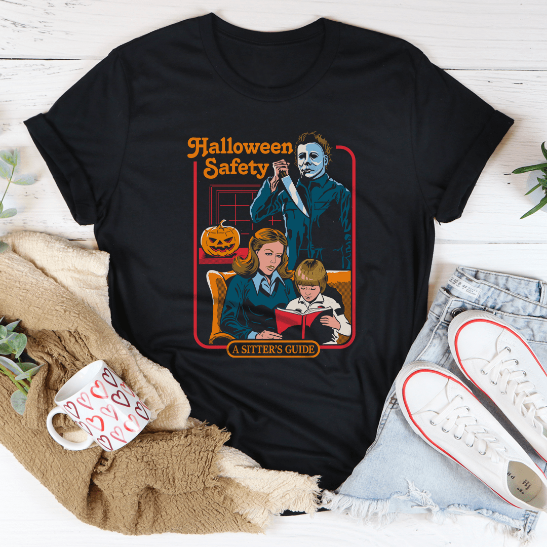 Halloween Safety Tee - S - Women’s Fashion - Women’s Clothing - Tops & Tees - T-Shirts