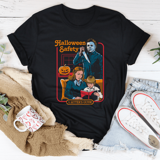 Halloween Safety Tee - S - Women’s Fashion - Women’s Clothing - Tops & Tees - T-Shirts