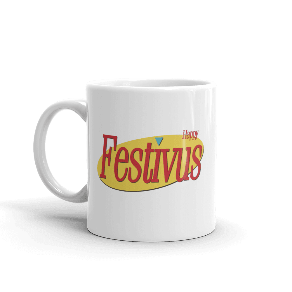 Happy Festivus for the Rest of Us Seinfeld Mug - 11oz (325mL) - Home & Garden - Kitchen Dining & Bar - Drinkware