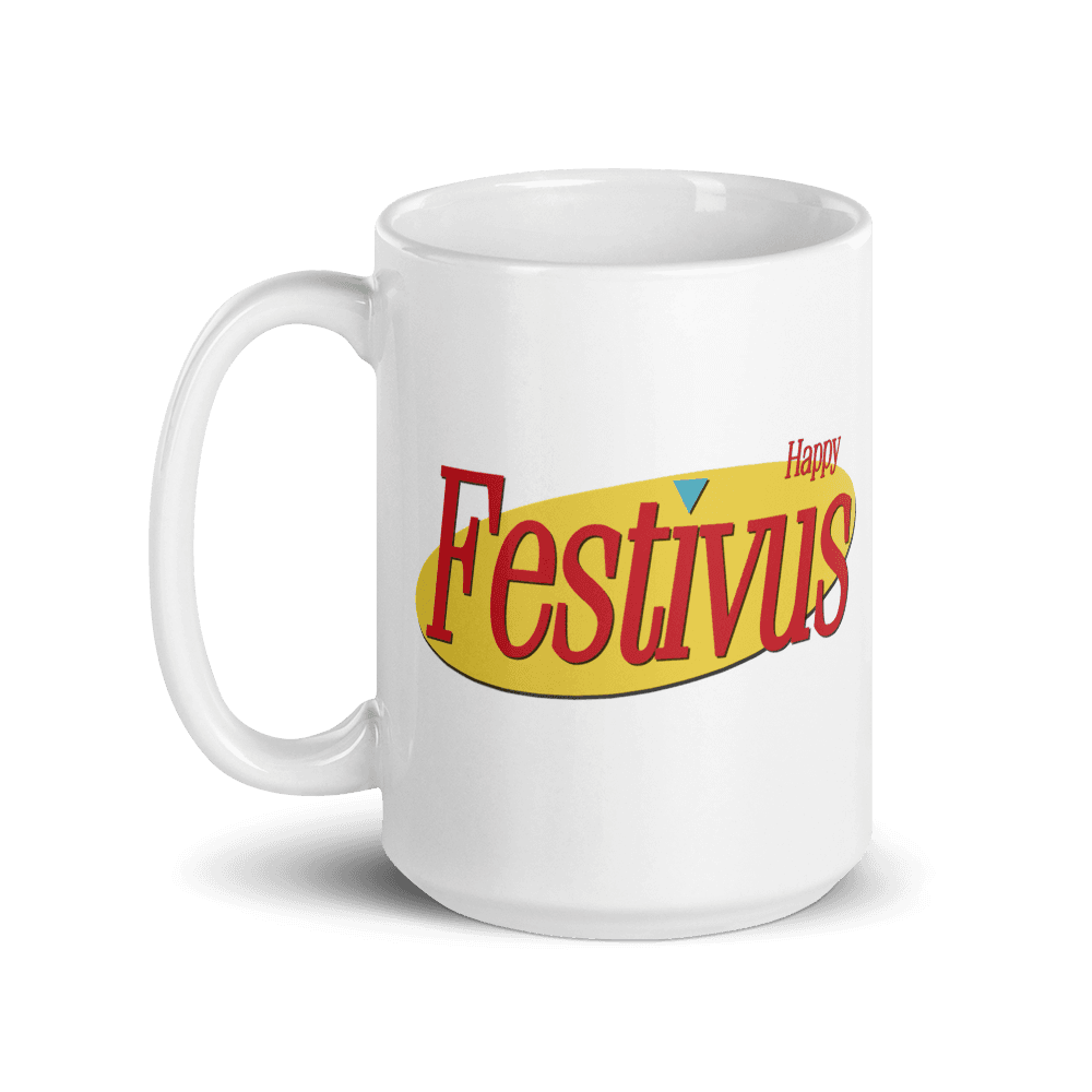 Happy Festivus for the Rest of Us Seinfeld Mug - 15oz (444mL) - Home & Garden - Kitchen Dining & Bar - Drinkware