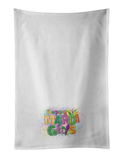 Happy Mardi Gras Kitchen Towel Set of 2 - One Color / One Size - Home & Garden - Home Textile - Towels