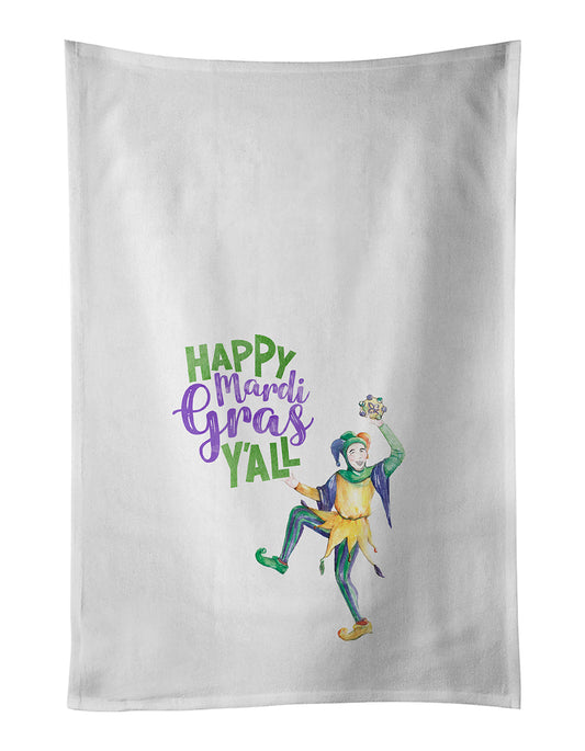 Happy Mardi Gras Kitchen Towel Set of 2 - One Color / One Size - Home & Garden - Home Textile - Towels
