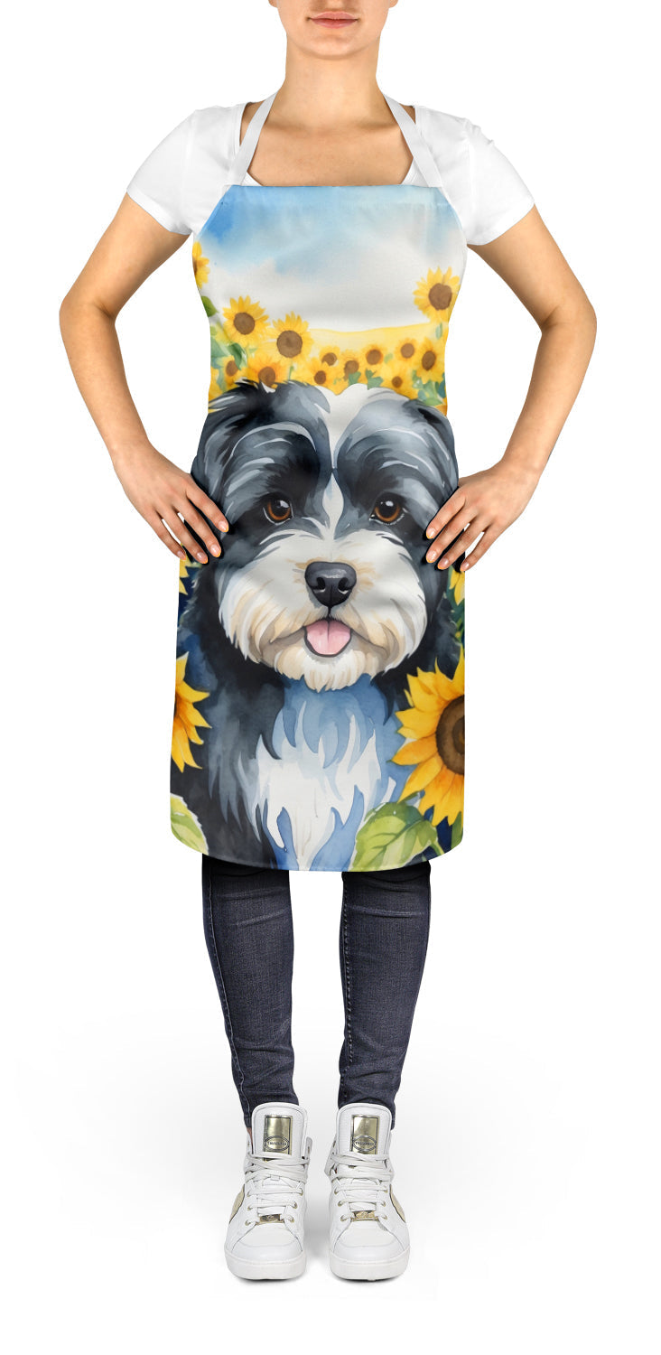 Havanese in Sunflowers Apron - One Color / One Size - Home & Garden - Kitchen Dining & Bar - Table Decoration &