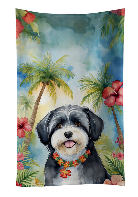 Havanese Luau Kitchen Towel - One Color / One Size - Home & Garden - Home Textile - Towels