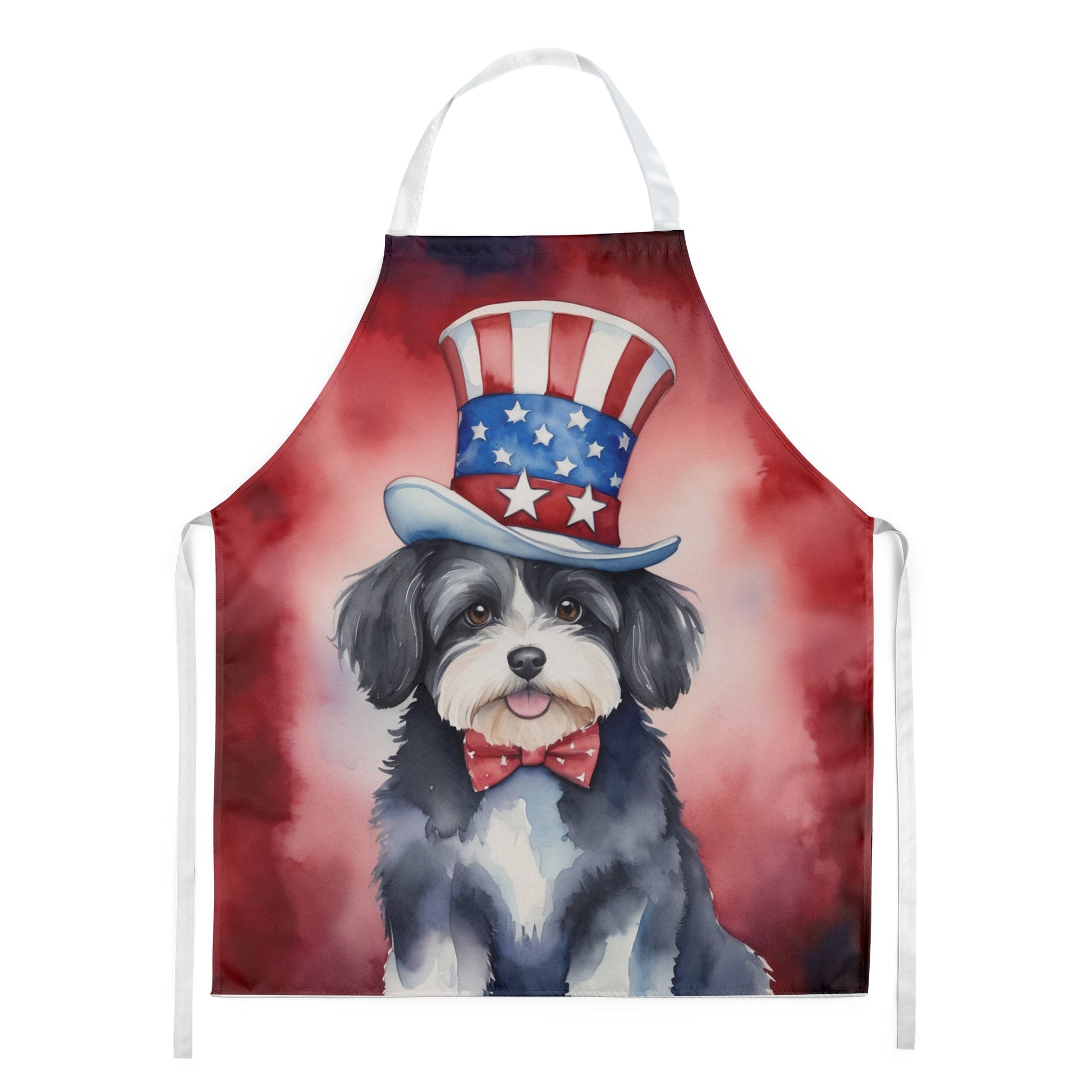 Havanese Patriotic American Apron - One Color / One Size - Home & Garden - Kitchen Dining & Bar - Table Decoration &