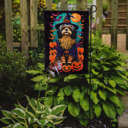 Havanese Witchy Halloween Garden Flag - One Color / One Size - Home & Garden - Home Decor - Flags Banners & Accessories