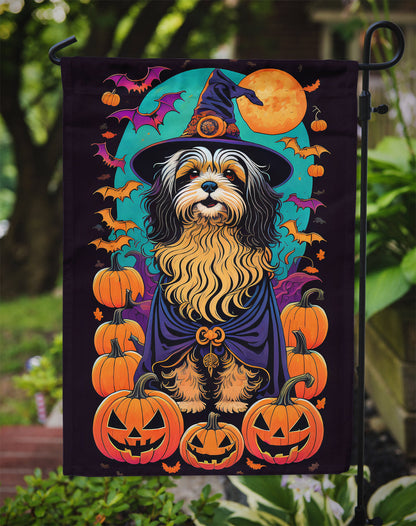 Havanese Witchy Halloween Garden Flag - One Color / One Size - Home & Garden - Home Decor - Flags Banners & Accessories