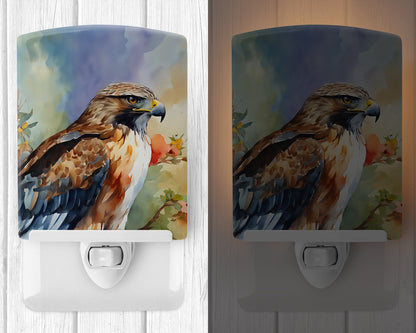 Hawk Ceramic Night Light - One Color / One Size - Home & Garden - Home Improvement - Lights & Lighting - Night Lights