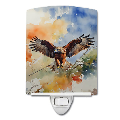 Hawk Ceramic Night Light - One Color / One Size - Home & Garden - Home Improvement - Lights & Lighting - Night Lights