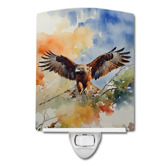 Hawk Ceramic Night Light - One Color / One Size - Home & Garden - Home Improvement - Lights & Lighting - Night Lights