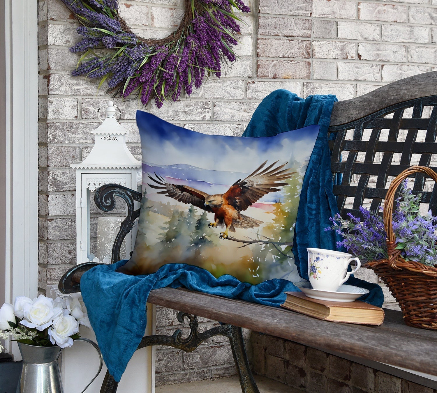 Hawk Throw Pillow - One Color / One Size - Home & Garden - Home Textile - Pillows