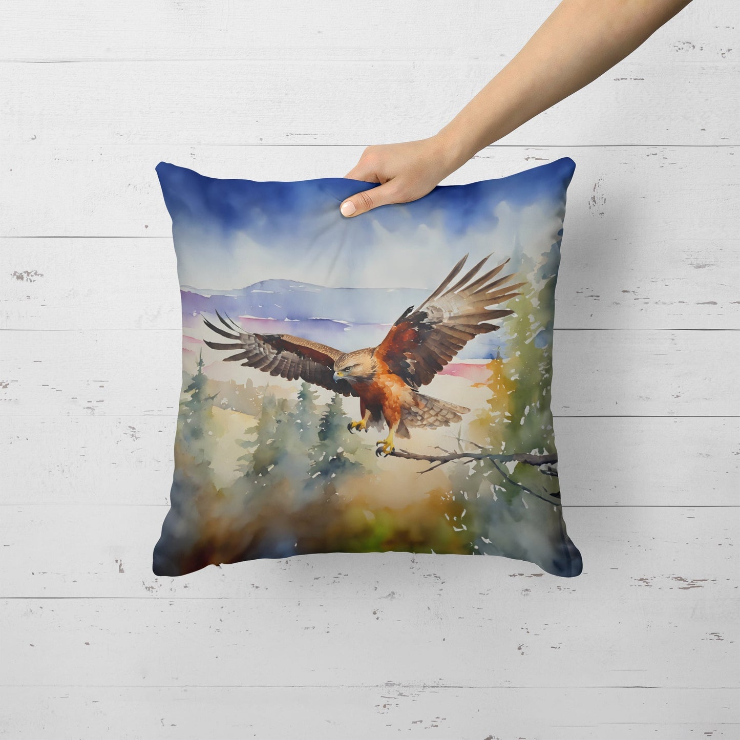 Hawk Throw Pillow - One Color / One Size - Home & Garden - Home Textile - Pillows