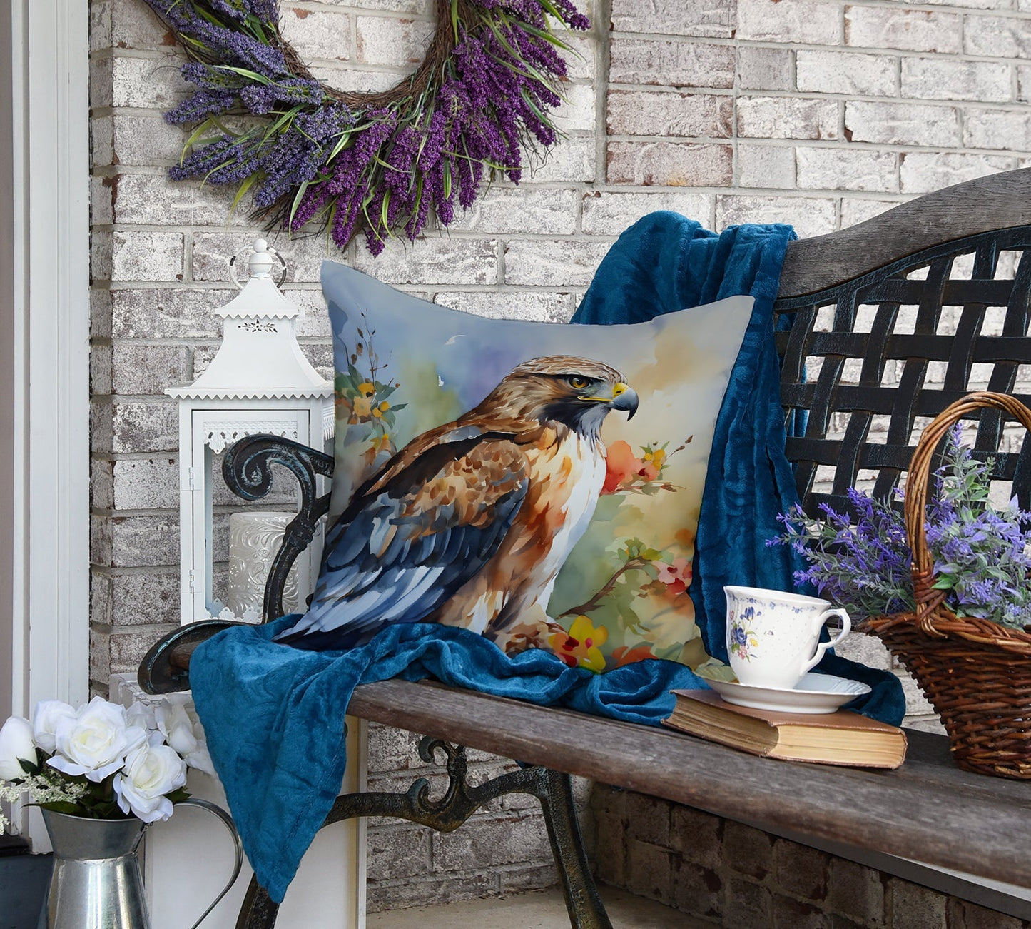 Hawk Throw Pillow - One Color / One Size - Home & Garden - Home Textile - Pillows