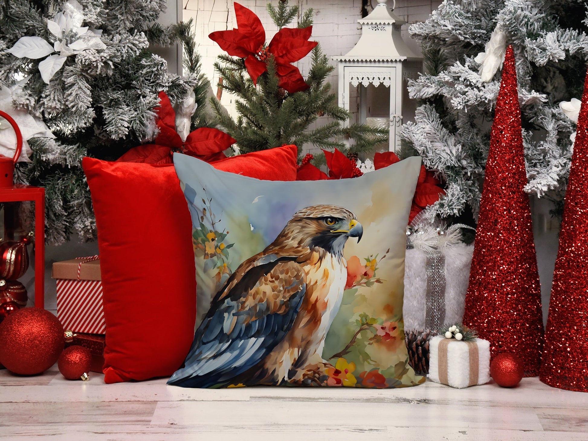 Hawk Throw Pillow - One Color / One Size - Home & Garden - Home Textile - Pillows
