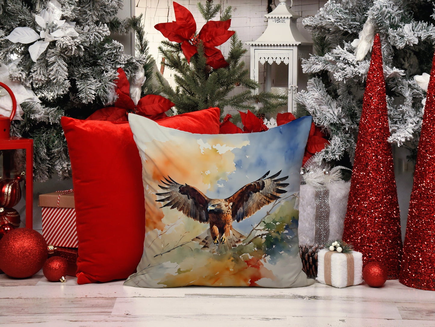 Hawk Throw Pillow - One Color / One Size - Home & Garden - Home Textile - Pillows