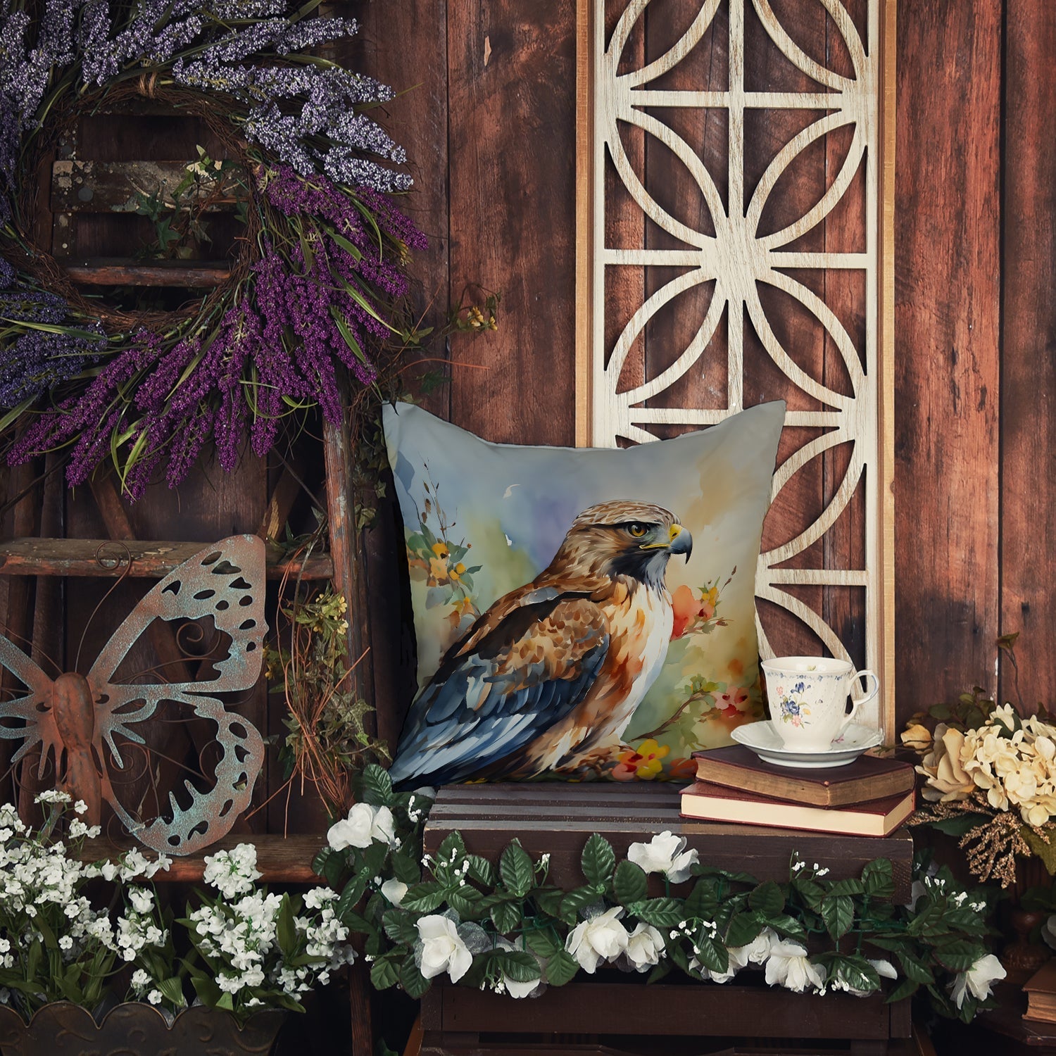 Hawk Throw Pillow - One Color / One Size - Home & Garden - Home Textile - Pillows