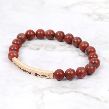 Hdb2995 - ’Amazing Grace’ Charm Multiline Beaded Bracelet - Jewelry & Accessories - Bracelets & Bangles - Charm
