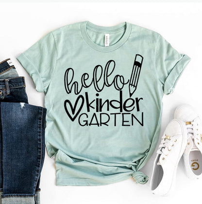 Hello Kindergarten T-Shirt - Women’s Fashion - Women’s Clothing - Tops & Tees - T-Shirts