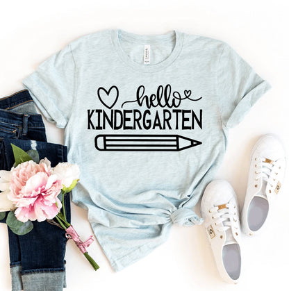 Hello Kindergarten T-Shirt - Women’s Fashion - Women’s Clothing - Tops & Tees - T-Shirts
