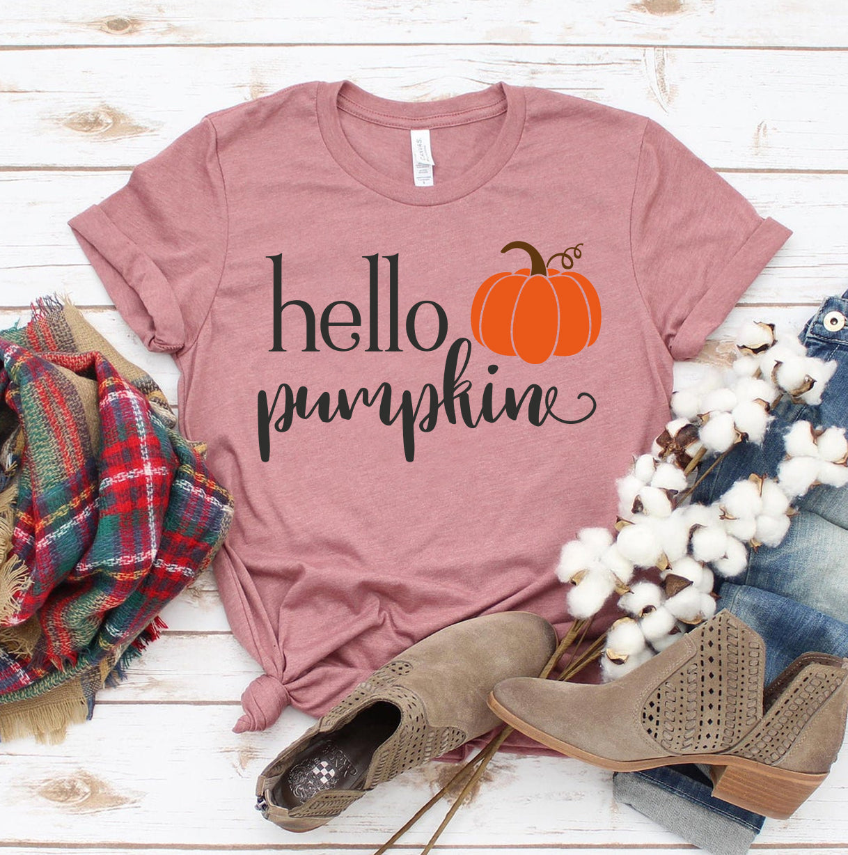 Hello Pumpkin T-Shirt - Women’s Fashion - Women’s Clothing - Tops & Tees - T-Shirts