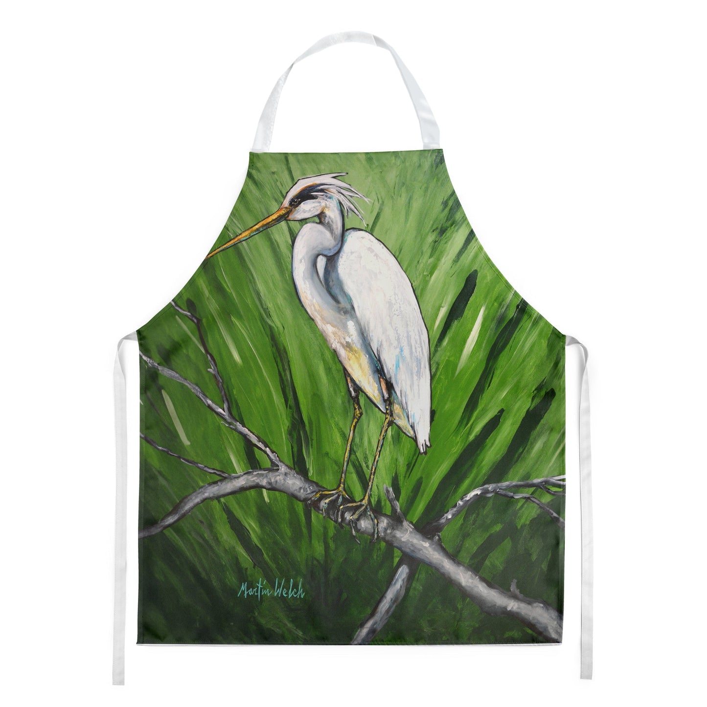 Heron on a Limb Apron - One Color / One Size - Home & Garden - Kitchen Dining & Bar - Table Decoration & Accessories