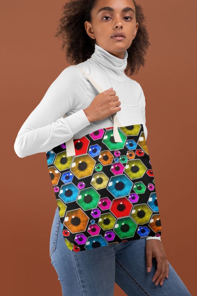 Hexopticon Tote Bag - One Color / One Size - Bags & Luggage - Women’s Bags - Crossbody Bags
