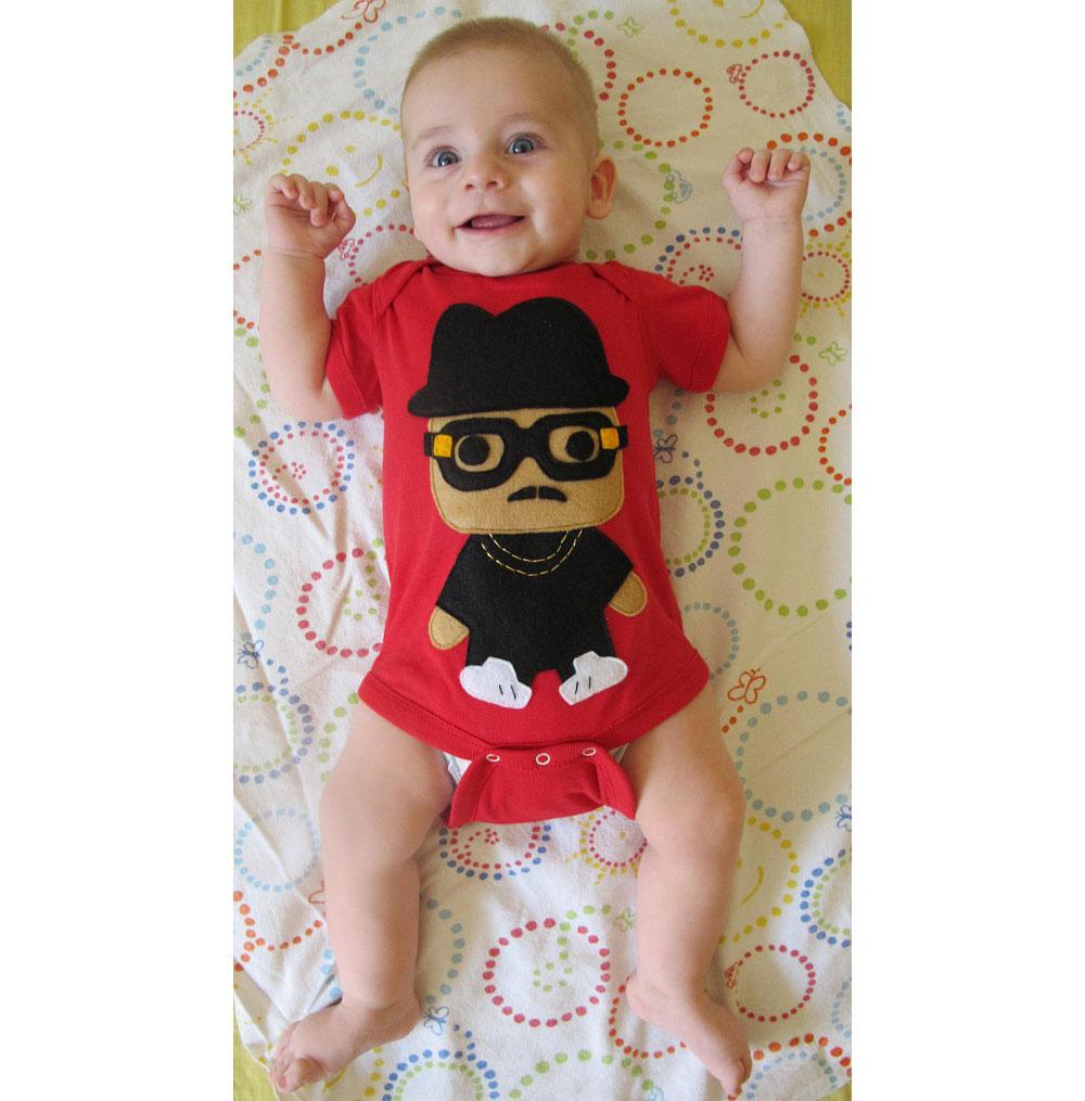 Hip Hop Onesie Rad Rapper - Tall Hat - Kids & Babies - Mother & Kids - Boys’ Clothing