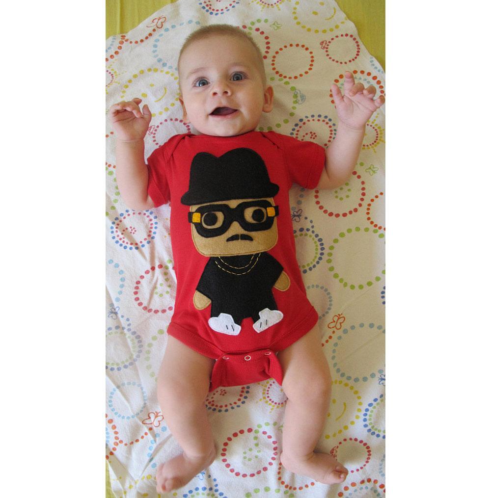 Hip Hop Onesie Rad Rapper - Tall Hat - Kids & Babies - Mother & Kids - Boys’ Clothing
