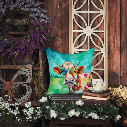 Hippie Animal Cow Throw Pillow - One Color / One Size - Home & Garden - Home Textile - Pillows
