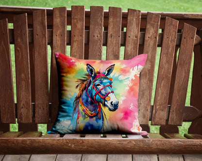 Hippie Animal Donkey Throw Pillow - One Color / One Size - Home & Garden - Home Textile - Pillows